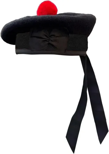 AAR Gorros Glengarry Balmoral Kilt Scottish para hombre en dados y lisos 100% lana Piper 52-62