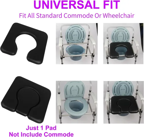 Miniatura 6 de Cojín de asiento cómodo, esponja súper suave acolchada para silla cómoda para ancianos/discapacitados/discapacitados, sillas de ruedas de ducha
