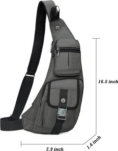 Miniatura 82 de Nicgid Sling Bag - Mochila bandolera para hombre), LYSB01NH075BJ-SPRTSEQIP