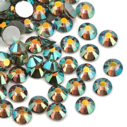 Miniatura 25 de Dowarm 1440 diamantes de imitación SS4 con parte trasera plana, diamantes de imitación de cristal con parte trasera plana de 0.069 pulgadas
