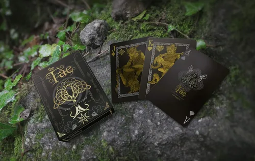 Miniatura 2 de Creatures of The FAE - Naipes de Gent Supply - Edición negra, dorada y plateada