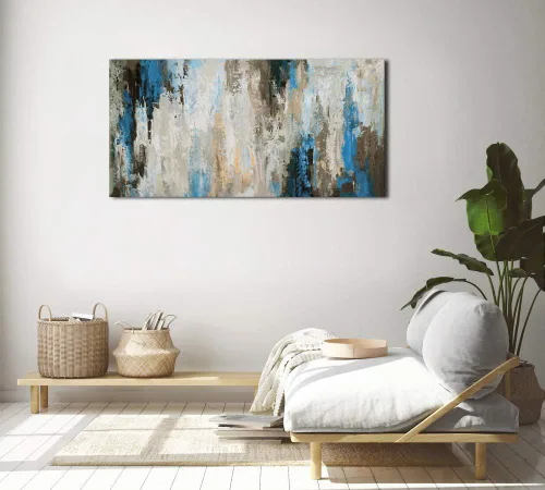 Miniatura 6 de Lienzo decorativo abstracto para pared, arte moderno, abstracto, contemporáneo, decoración de pared para dormitorio, sala de estar, baño, cocina
