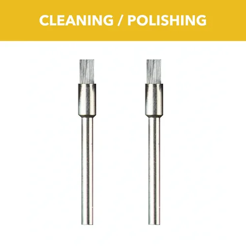 Miniatura 2 de Dremel Cepillos de acero al carbono 443-02 (paquete de 2), diámetro de 1/8