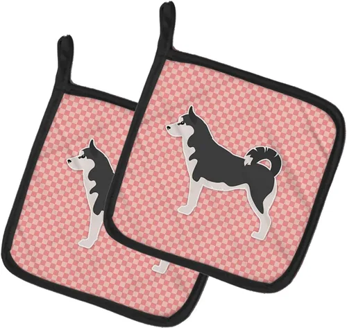 Caroline's Treasures BB3680PTHD - Juego de soportes para ollas de cocina resistentes al calor, almohadillas calientes para horno, para hornear,