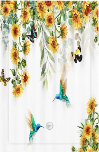 Miniatura 47 de Cubiertas de Interruptor de Luz Artísticas de Cuádruple Palanca con Hojas Tropicales Florales Boho, Flores Bohemias Decorativas Botánicas, Placas