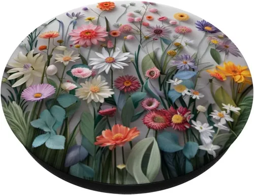 Miniatura 2 de Colección de ramo de flores con patrón floral PopSockets Adhesivo PopGrip