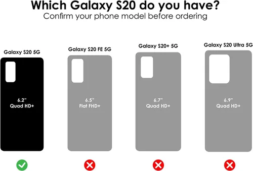 Miniatura 2 de OtterBox Defender Series Screenless Edition - Funda para Galaxy S20 5G (solo funda), protección de defensa microbiana, embalaje no minorista