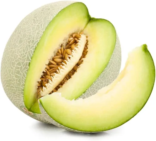 Miniatura 4 de Melón-Miel Rocío Carne Verde (25 Semillas)