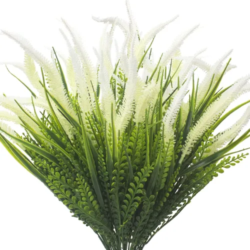 Miniatura 9 de Flores artificiales realistas para exteriores, resistentes a los rayos UV, paquete de 20 plantas colgantes falsas resistentes a la intemperie y a