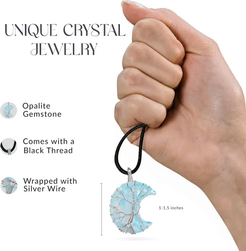 Miniatura 14 de Crystal Necklace, Crystals, Crystal Gifts, Gemstones, Crystal Pendant, Spiritual Gifts