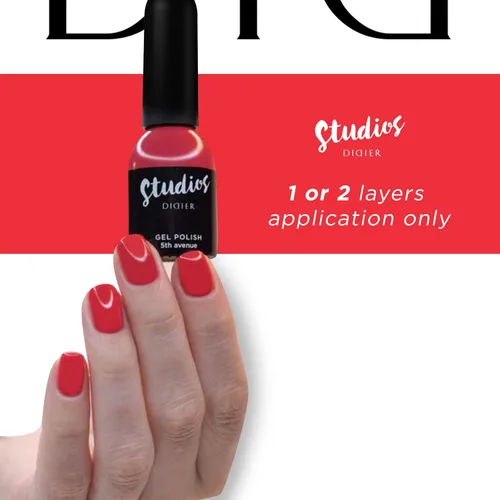 Miniatura 2 de DIDIER LAB - Studios Gel Polish 5th Avenue - Productos profesionales de manicura y pedicura - Pigmento rico para una cobertura completa de las uñas
