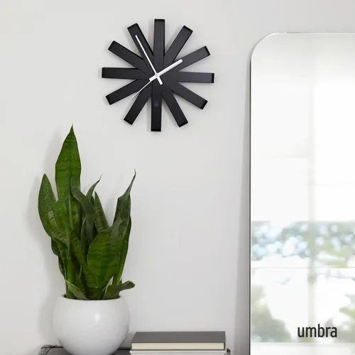 Miniatura 2 de Umbra - Reloj de pared en bandas