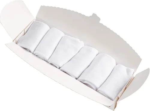 Miniatura 3 de Silky Toes Juego de 6 pares de calcetines de bambú para bebés y niñas
