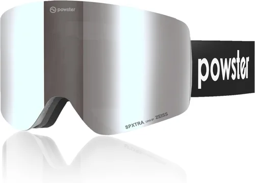 Miniatura 31 de Powster - Gafas de esquí OTG, gafas de snowboard magnéticas, lente intercambiable sin marco, protección UV, antiniebla, para patinaje móvil