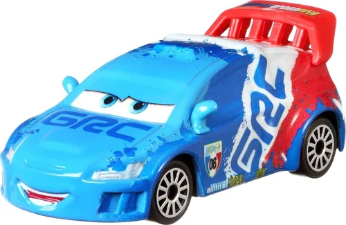 Miniatura 2 de Disney Cars Juguetes y Pixar Cars Raoul Çaroule, miniatura, juguetes coleccionables de autos de carreras basados en películas de autos, para niños