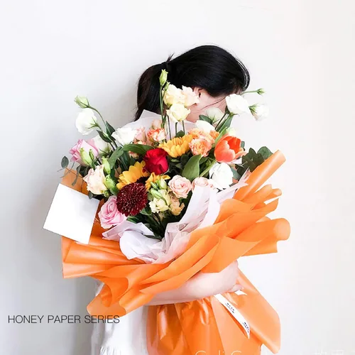 Miniatura 5 de Papel de regalo floral coreano, 40 hojas, suministros para floristería, papel de regalo para ramo de flores, suministros florales para flores Pasta