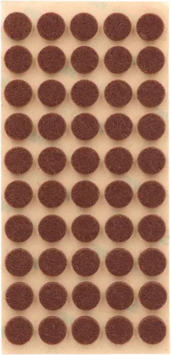 Miniatura 4 de Almohadillas de fieltro para muebles de 3/8 pulgadas de diámetro, redondas 3M, autoadhesivas, protegen gabinetes de cocina, cajones, escritorios