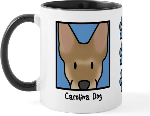Miniatura 40 de CafePress Taza de café de cerámica Anime American Eskimo de 11 oz (11.0 fl oz)