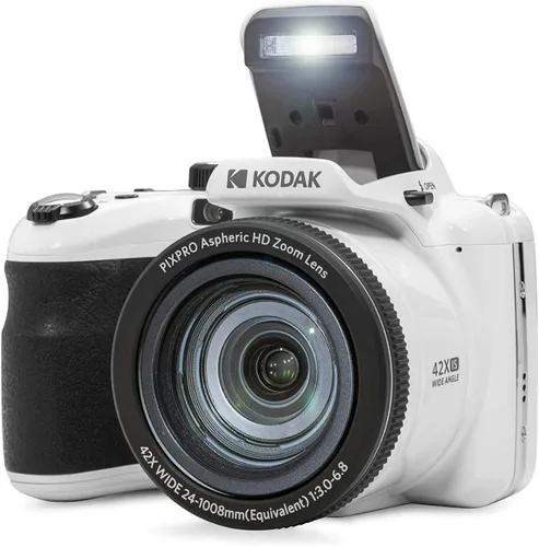 Miniatura 5 de Kodak PIXPRO AZ425 Astro Zoom - Cámara digital de 20 MP (blanco) con tarjeta de memoria de 32 GB (2 artículos)
