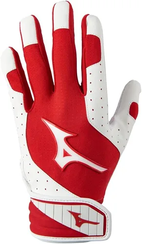 Miniatura 10 de Mizuno Finch Softball - Guantes de bateo acolchados Par Adulto y joven Palma antideslizante Palma acolchada Parte trasera de malla