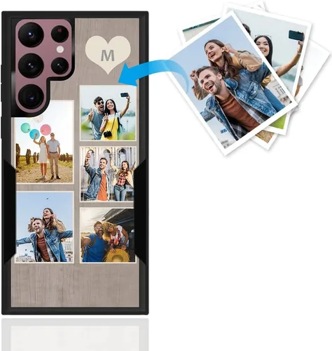 Miniatura 68 de Funda protectora personalizada para Samsung Galaxy S22 Ultra 5G (versión 2022), funda protectora de doble capa resistente con múltiples fotos, a