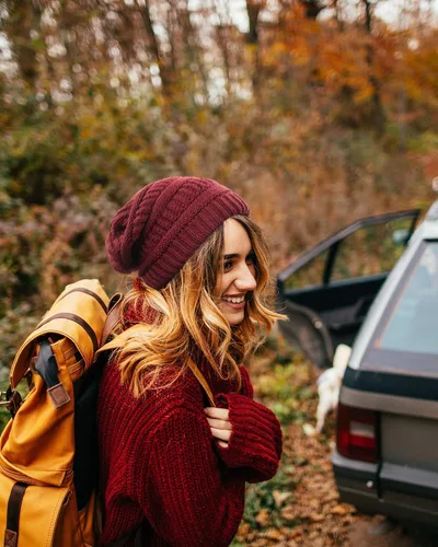 Miniatura 31 de FURTALK Gorros de invierno para mujer, con forro polar, gorro de punto holgado y cálido, gorro de esquí