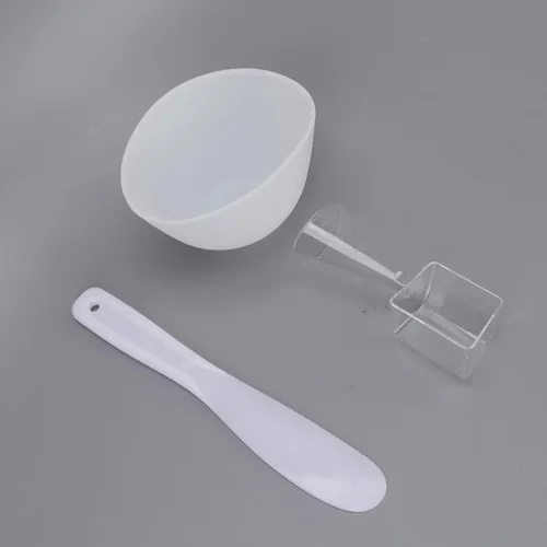 Miniatura 7 de Juego de cuencos para mezclar mascarillas faciales, 3 piezas, kit de herramientas de mezcla de mascarillas con cuchara medidora, máscara facial