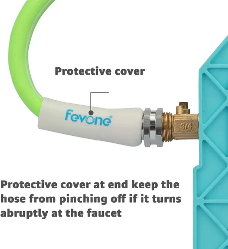 Miniatura 5 de Fevone Manguera Líder de Jardín de 3 pies, Manguera de Agua Híbrida Ligera, Flexible y Duradera, Conexiones Libres de Fugas Flexible Hybrid