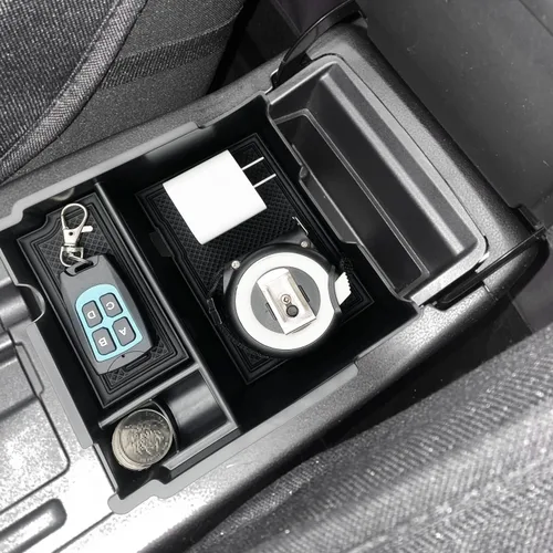 Miniatura 5 de Compatible con Subaru Impreza 2017-22 2023 y Crosstrek 2018 2019 2020 2021 2022 2023 Accesorios Organizador de bandeja de consola central, caja