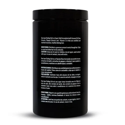 Miniatura 2 de Don Juan Gel para peinar el cabello, fijación fuerte, fórmula que no se descama, aroma de brisa marina de verano, 32 onzas