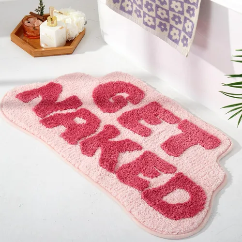 Miniatura 11 de Alfombra de baño con forma de hojas verdes, alfombra de baño con forma de hojas tropicales para bonita decoración de baño, alfombra de planta