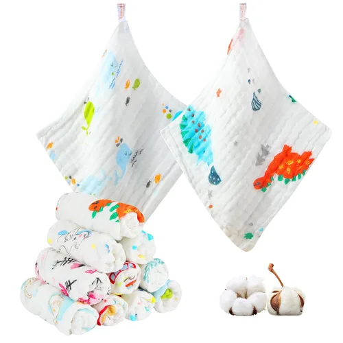 Paños de muselina para bebé, toallas y paños para recién nacidos, artículos esenciales imprescindibles para lavar ropa suave para bebé, paños de