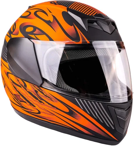 Miniatura 9 de Typhoon Youth Casco de motocicleta de cara completa para niños
