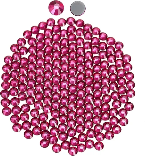 Miniatura 18 de Cristales negros redondos Hotfix de vidrio plano (SS12/3.2MM/1440pcs)