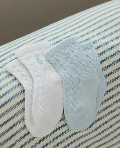 Miniatura 5 de Polo Baby Cable Texture Socks 3 Pair Pack