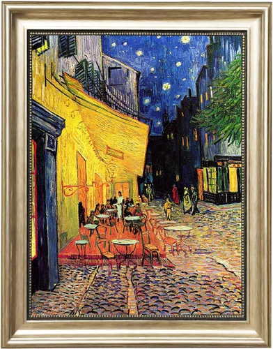 Miniatura 10 de ELITEAART- La noche estrellada por Vincent Van Gogh, pintura al óleo, reproducción de pintura al óleo, impresión en lienzo giclée, tamaño marcado