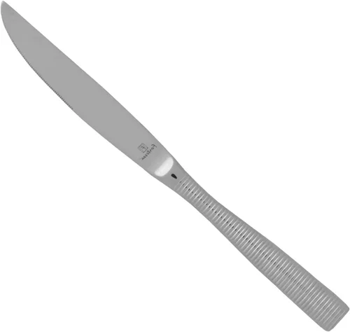 Fortessa Ringo - Cuchillo para carne de acero inoxidable 18/10 con mango sólido, 12 unidades