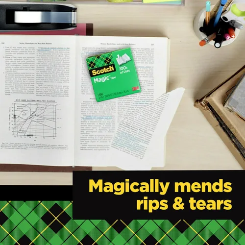 Miniatura 7 de Cinta adhesiva mágica Scotch 0.75 x 1000 pulgadas, Transparente