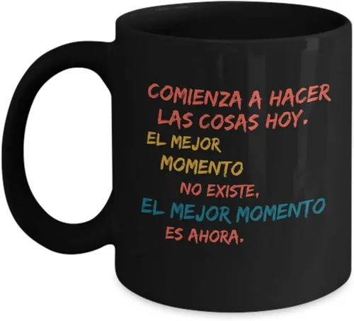 Regalo para cuñado | Taza de Cafe para hermano en derecho | Perfecto regalo para graduados, profesionales y estudiantes | Vaso con afirmaciones Negro