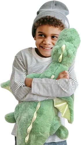 Miniatura 10 de Animal de peluche de pterosaurio con alas - Lindos dinosaurios suaves, juguetes de peluche de pequeño dragón volador, almohada de peluche, regalos