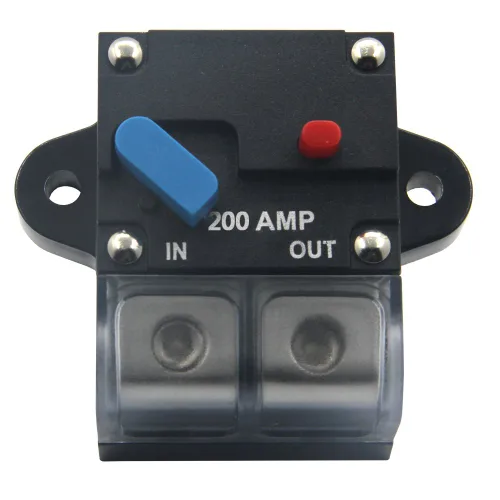 Miniatura 3 de ZOOKOTO Disyuntor de 12-24 voltios CC 200A, motor de arrastre de calibre 0 o 4, automóvil marino, barco, bicicleta, audio estéreo, portafusibles