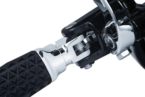 Adaptadores de clavija estriados Kuryakyn 8945 con montura masculina para pedales frontales y reposapiés: motocicletas Harley-Davidson Softail