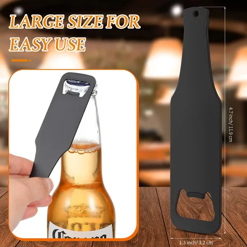 Miniatura 2 de Remagr - Abrebotellas plano de acero inoxidable, 30 unidades, para padrinos de boda, abrebotellas de cerveza para cocina, bar, restaurante, regalo