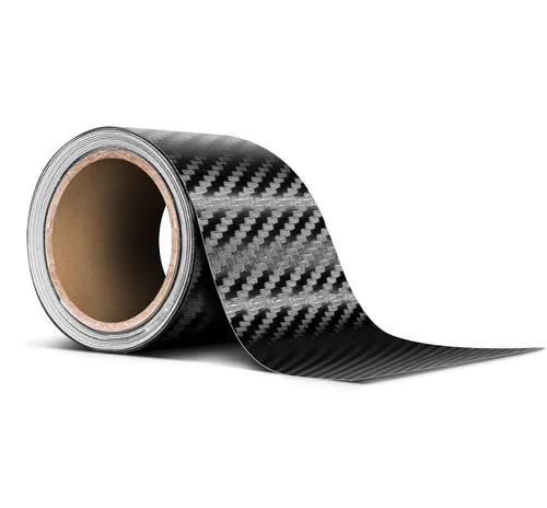 VViViD rollo vinilo para detalles cinta de 2" x 20', hazlo tú mismo, Carbon Fiber Black