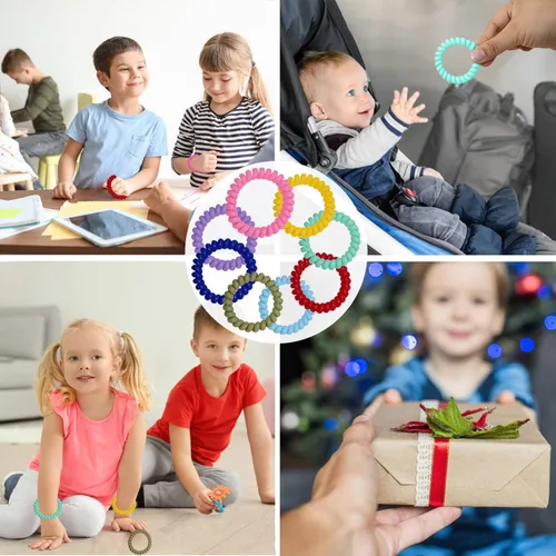 Miniatura 8 de Collares masticables para niños sensoriales, paquete de collar masticable para niños, niñas y adultos con autismo, TDAH, SPD, juguetes sensoriales