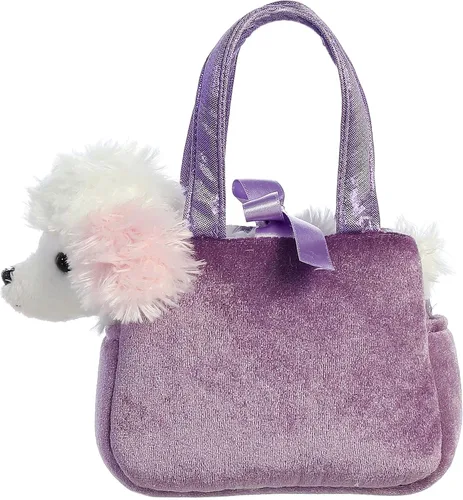 Miniatura 4 de Aurora® Fashion Fancy Pals™ Trendy Sparkle Purple™ - Peluche con elegante bolso para divertirse con disfraz, perfecto para niños de 3 años
