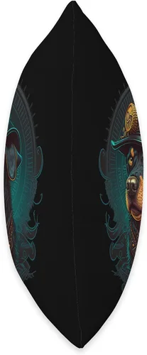 Miniatura 2 de Rottweiler lover apparel for Rottweiler owner Steampunk Rottweiler - Almohada de 16 x 16 pulgadas, multicolor