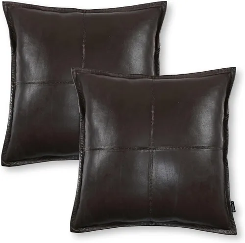 Miniatura 29 de Funda de almohada de piel de cordero – Funda de cojín para sofá, fundas decorativas para sala de estar o dormitorio de 20 x 20 pulgadas – Caja