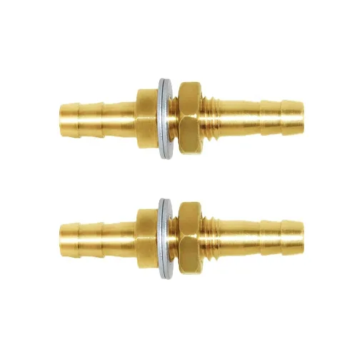 Miniatura 15 de Joywayus - Válvula de unión de combustible de 1 pulgada con estrías para manguera, acoplador de cabezal de paso, válvula de intersección y división