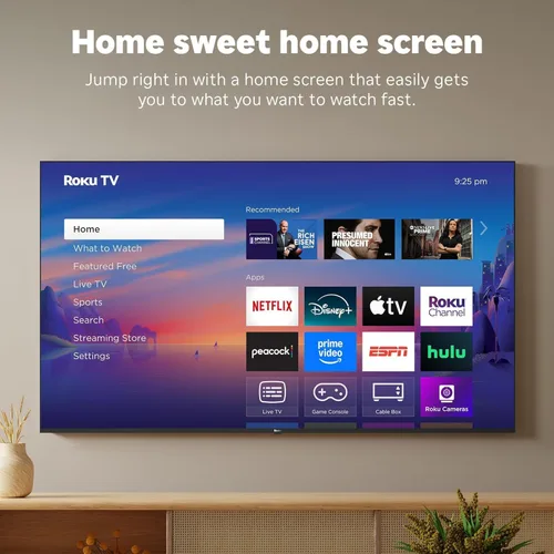 Miniatura 9 de Roku Select Series Smart TV 4K UHD de 50 pulgadas, HDR, audio Dolby, compatible con Alexa, control remoto de voz, modo Bluetooth, con cable HDMI